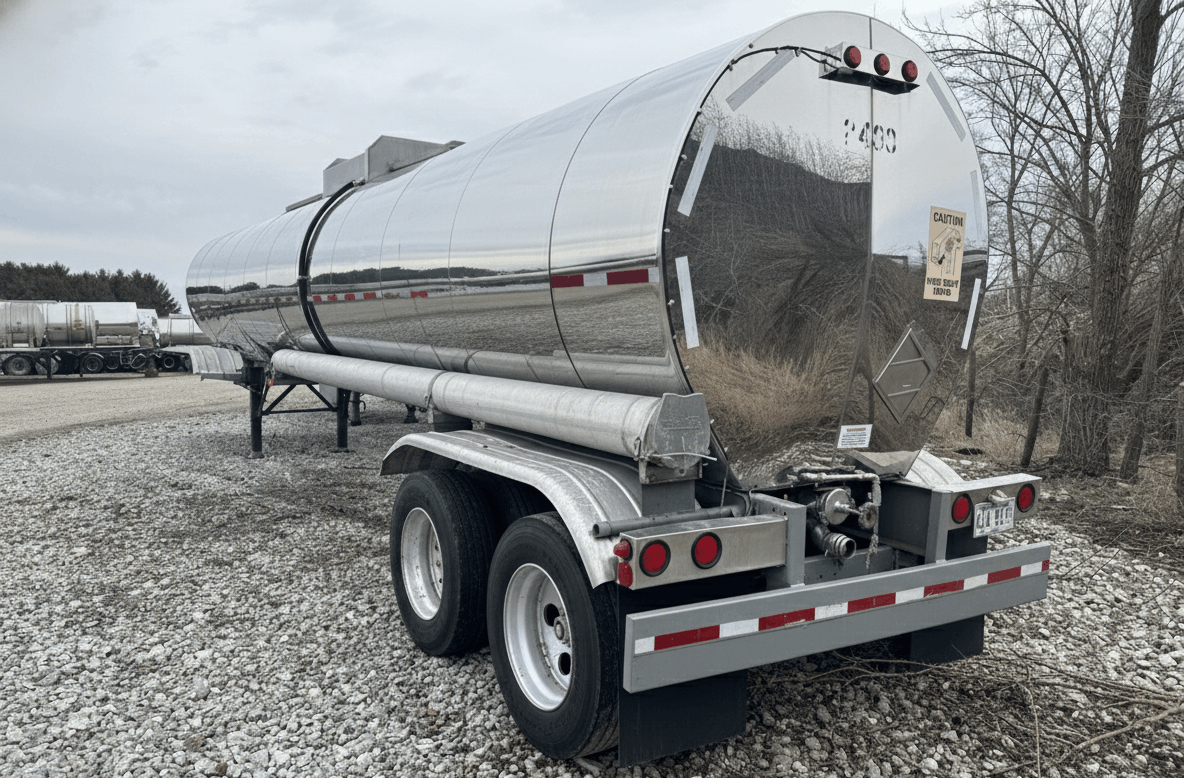 Tank trailer for lease