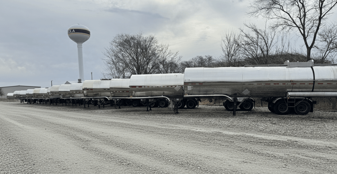 Stainless steel tank trailer